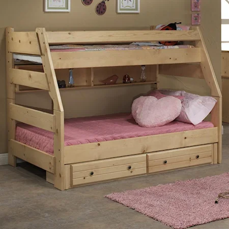 Twin/Full High Sierra Bunk Bed